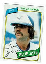 1980 Topps Base Set #297 Tim Johnson