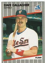 1989 Fleer Base Set #496 Dave Gallagher