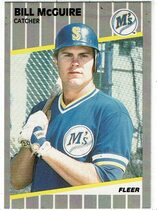 1989 Fleer Base Set #553 Bill McGuire