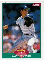 1989 Score Traded #94T Clay Parker
