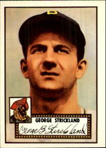 1983 Topps Reprint 52 #197 George Strickland