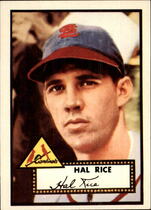 1983 Topps Reprint 52 #398 Hal Rice