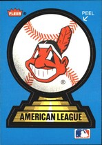 1987 Fleer Team Logo Stickers #12 Indians