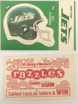 1982 Fleer Team Action Stickers #33H New York Jets