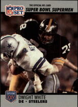 1990 Pro Set Super Bowl 160 #80 Dwight White