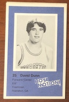 1982 Team Issue Georgetown Hoyas Police #3 David Dunn