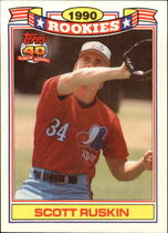 1991 Topps Rookies #26 Scott Ruskin