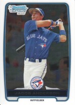 2012 Bowman Chrome Prospects #BCP83 Jacob Anderson