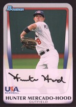 2011 Bowman Draft Prospects #BDPP101 Hunter Mercado-Hood