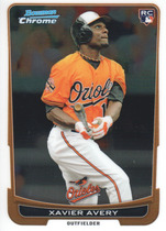 2012 Bowman Chrome #74 Xavier Avery