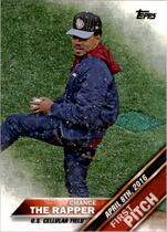 2016 Topps Update First Pitch #FP-7 Chance The Rapper