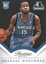 2013 Panini Prestige #174 Shabazz Muhammad