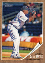 2011 Topps Heritage Minors #99 Miguel De Los Santos