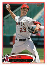 2012 Topps Update #US139 Zack Greinke