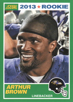 2013 Score Base Set #338 Arthur Brown