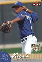 2007 Fleer Mini Die Cuts #344 Angel Sanchez