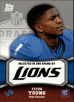 2011 Topps Rising Rookies #142 Titus Young