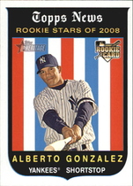 2008 Topps Heritage #127 Alberto Gonzalez