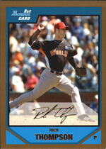 2007 Bowman Draft Futures Game Prospects Gold #BDPP78 Rich Thompson