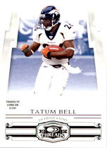 2007 Donruss Threads #147 Tatum Bell