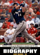 2010 Upper Deck Season Biography #SB-171 Casey Mcgehee