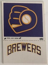 1982 Fleer Team Logo Stickers #NNO Brewers