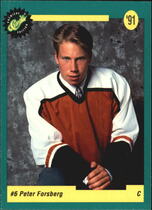 1991 Classic Draft Picks #5 Peter Forsberg