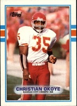 1989 Topps Base Set #353 Christian Okoye