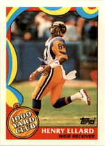 1989 Topps 1000 Yard Club #4 Henry Ellard