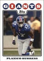 2008 Topps Base Set #127 Plaxico Burress