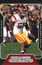 2008 Upper Deck Draft Edition College Greats #CG6 Keith Rivers