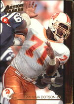 1992 Action Packed Rookie Update #35 Santana Dotson