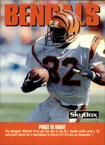 1992 SkyBox Impact #280 Cincinnati Bengals