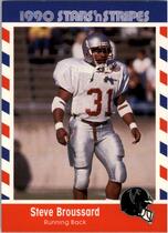 1990 Fleer Stars and Stripes #89 Steve Broussard