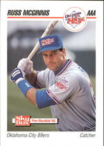 1992 SkyBox AAA #145 Russ McGinnis
