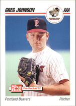 1992 SkyBox AAA #187 Greg Johnson