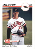 1992 SkyBox AAA #213 Todd Stephan