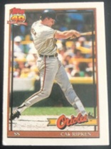 1991 Topps CrackJack 1st Series #13 Cal Ripken Jr.