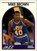 1989 NBA Hoops Hoops #336 Mike Brown