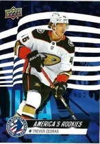 2022 Upper Deck National Hockey Card Day USA #USA-4 Trevor Zegras
