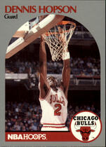 1990 NBA Hoops Hoops #404 Dennis Hopson