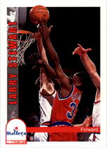 1992 NBA Hoops Base Set #238 Larry Stewart