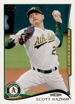 2014 Topps Base Set Series 2 #371 Scott Kazmir