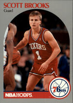 1990 NBA Hoops Hoops #226 Scott Brooks