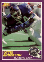 1989 Score Supplemental #348S Ottis Anderson