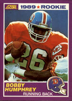 1989 Score Supplemental #421S Bobby Humphrey