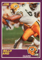 1989 Score Supplemental #398S Billy Ard