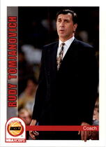 1992 NBA Hoops Base Set #248 Rudy Tomjanovich