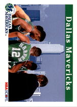 1992 NBA Hoops Base Set #271 Dallas Mavericks