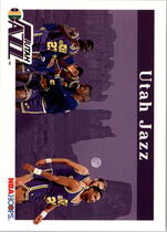 1992 NBA Hoops Base Set #291 Utah Jazz